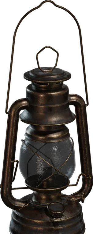 The reference photo of the hurricane lantern